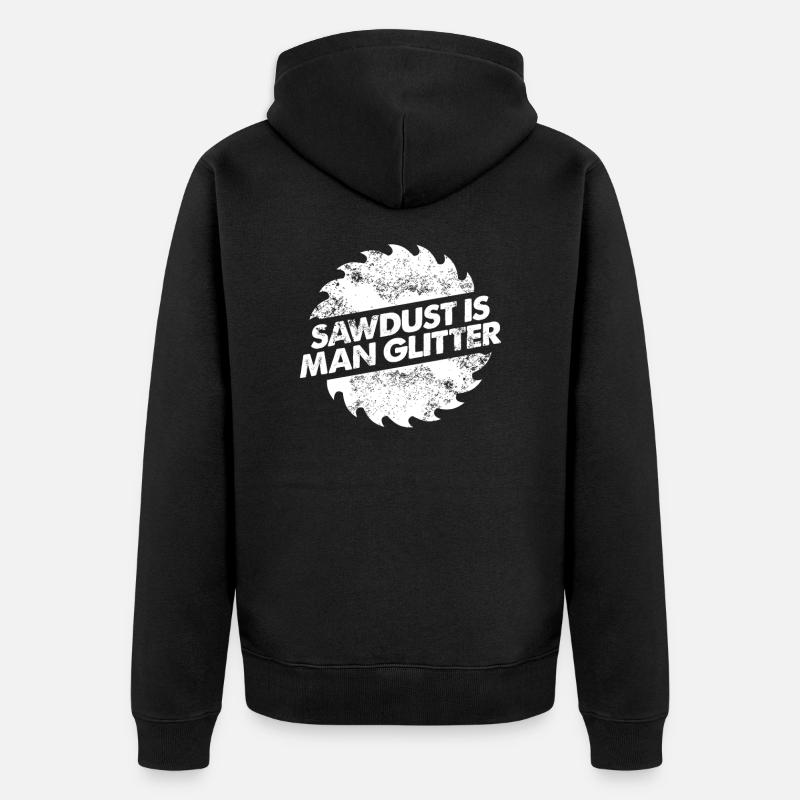 Cadeau menuisier menuisier - Veste à capuche bio Premium Unisexe - noir