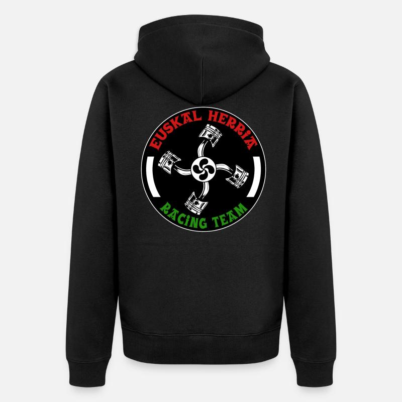 Basque racing team 1 - Veste à capuche bio Premium Unisexe - noir