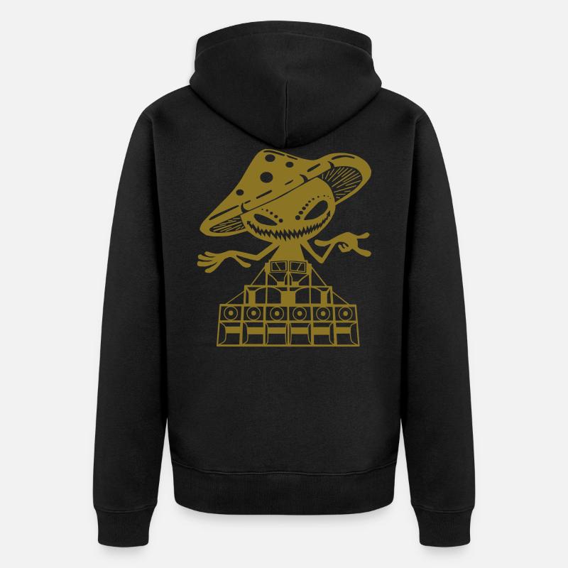 système psylosound petit - Veste à capuche bio Premium Unisexe - noir