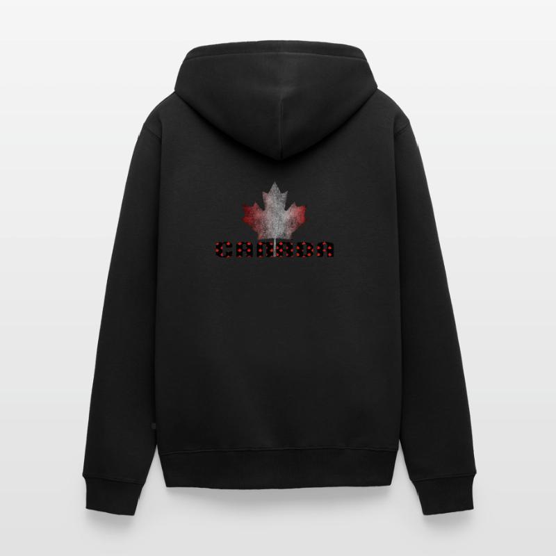 Canada maple leaf - Canada maple leaf Unisex Premium Organic Zip Hoodie