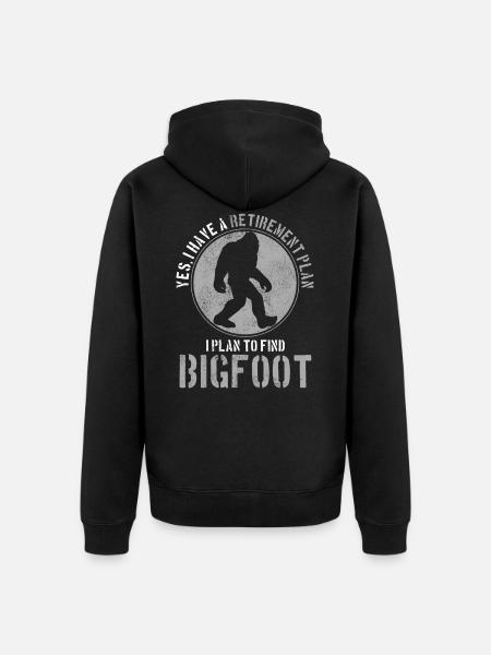 Bigfoot - Unisex Premium Bio Zip Hoodie - Schwarz