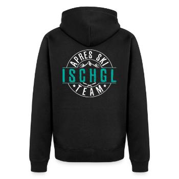 Ischgl Apres Ski Team - Veste à capuche bio Premium Unisexe - noir - Dos - Nico (187cm)