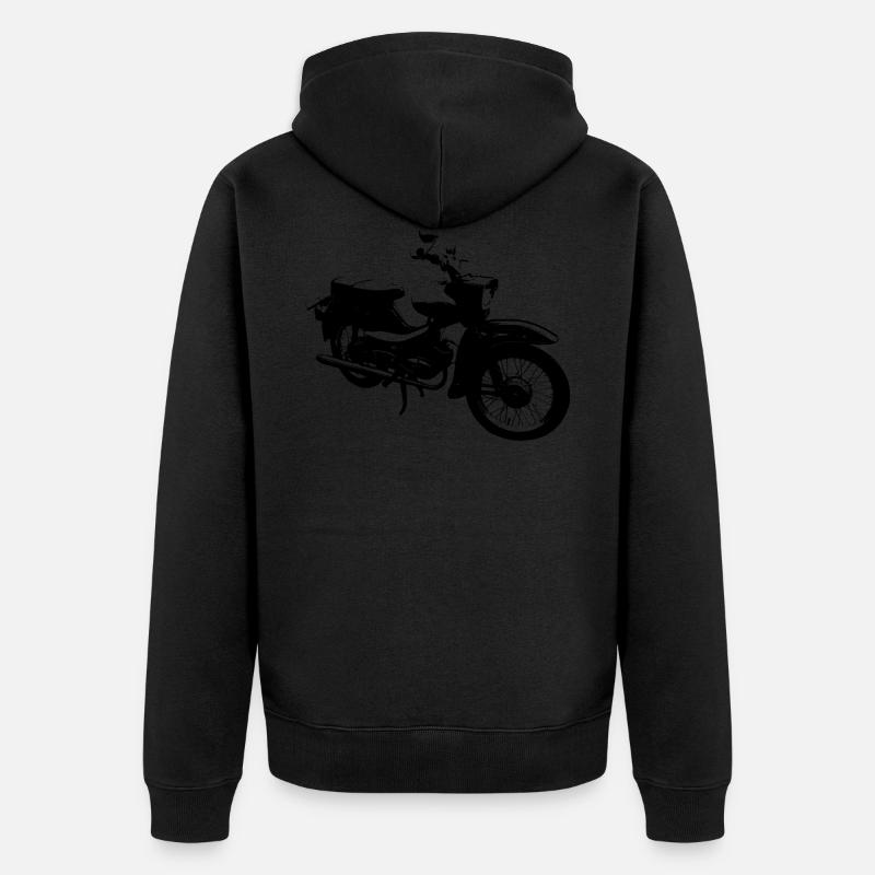 Simson Star noir - Veste à capuche bio Premium Unisexe - noir