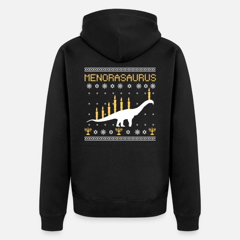 Hanoukka - Veste à capuche bio Premium Unisexe - noir