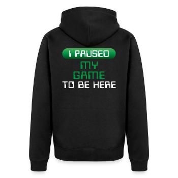 Jeux vidéo Loving Petit-fils Gift Funny Gamers Men - Veste à capuche bio Premium Unisexe - noir - Dos - Nico (187cm)