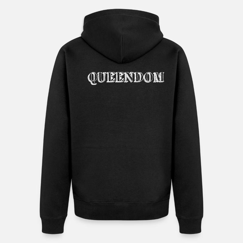 Idée cadeau Queendom - Veste à capuche bio Premium Unisexe - noir