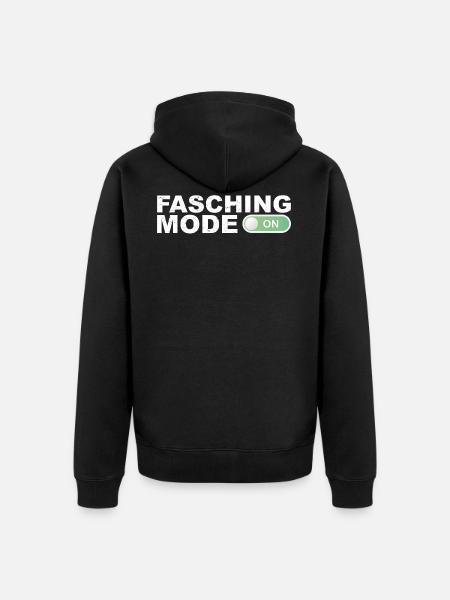 Fasching - Unisex Premium Bio Zip Hoodie - Schwarz