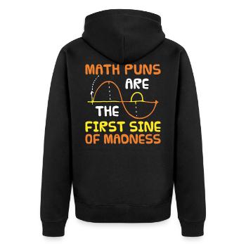 Maths d’humour Geeks geeks cadeau de maths - Veste à capuche bio Premium Unisexe - noir - Dos - Nico (187cm)