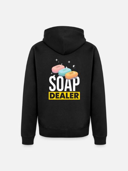 Fabricant de savon - Veste à capuche bio Premium Unisexe - noir