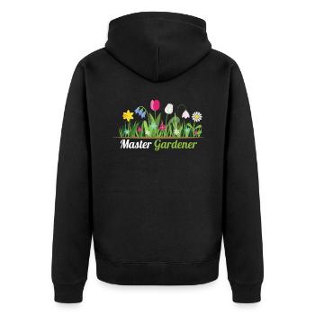Maître jardinier Garten Gärtner - Veste à capuche bio Premium Unisexe - noir - Dos - Nico (187cm)