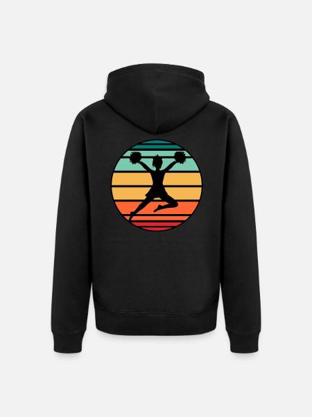Cheerleading - Unisex Premium Bio Zip Hoodie - Schwarz