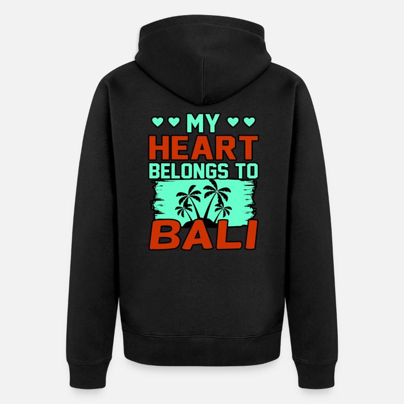 Bali - Veste à capuche bio Premium Unisexe - noir