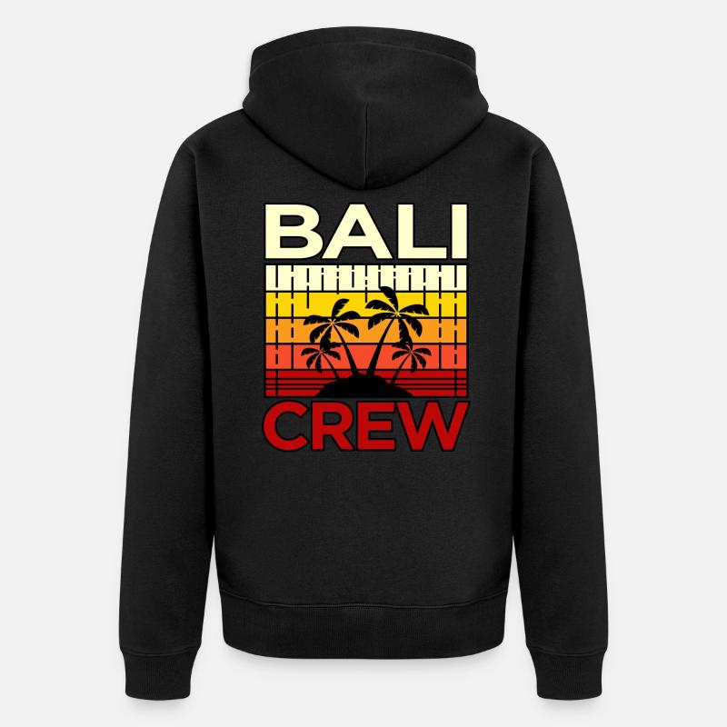 Bali - Veste à capuche bio Premium Unisexe - noir
