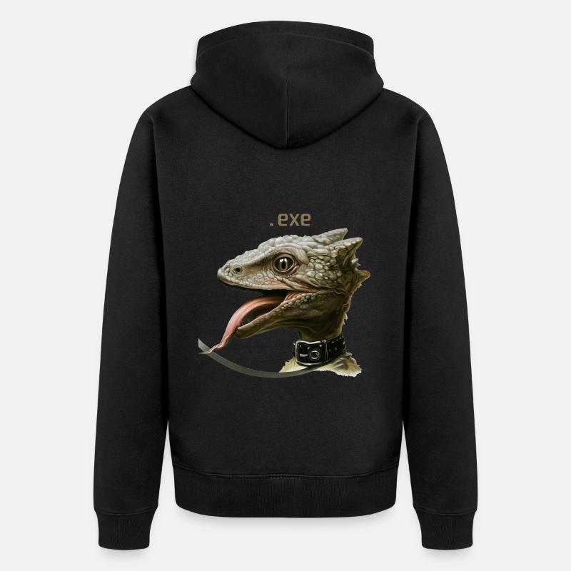 Executable - Unisex Premium Organic Zip Hoodie - black