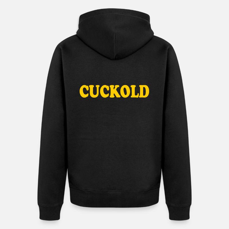 Cuckold - Veste à capuche bio Premium Unisexe - noir