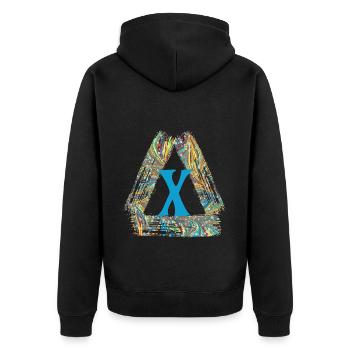 E 201 x - Veste à capuche bio Premium Unisexe - noir - Dos - Nico (187cm)
