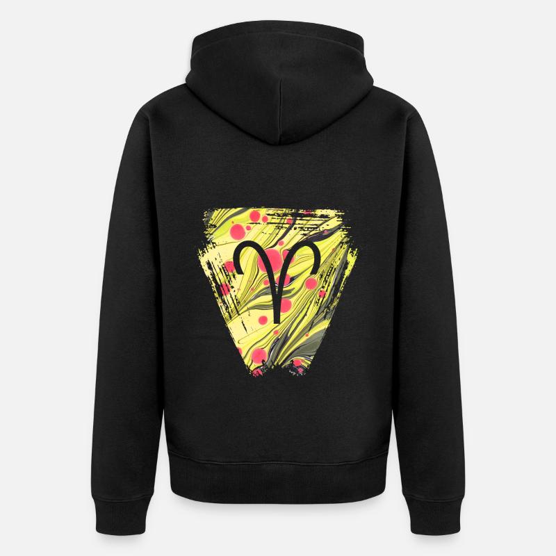 Plus large E 114 - Veste à capuche bio Premium Unisexe - noir