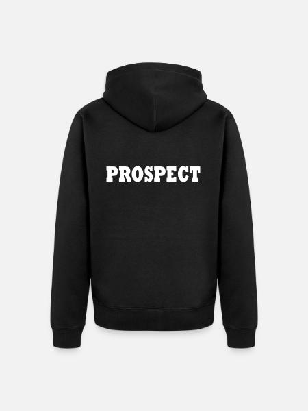 Prospect - Unisex Premium Organic Zip Hoodie - black