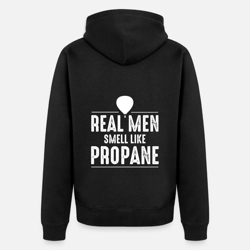 Montgolfière Montgolfière Montgolfière - Veste à capuche bio Premium Unisexe - noir