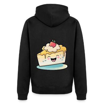 Cheesecake Comic - Veste à capuche bio Premium Unisexe - noir - Dos - Nico (187cm)
