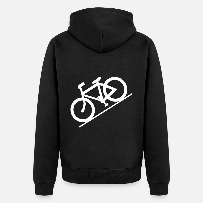 Bicyclette - Veste à capuche bio Premium Unisexe - noir