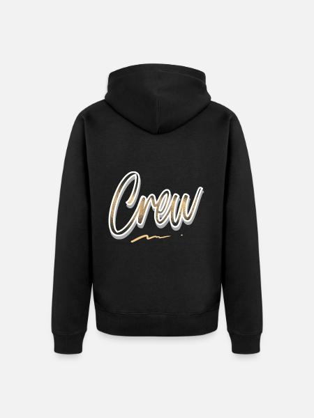 Équipage - Veste à capuche bio Premium Unisexe - noir