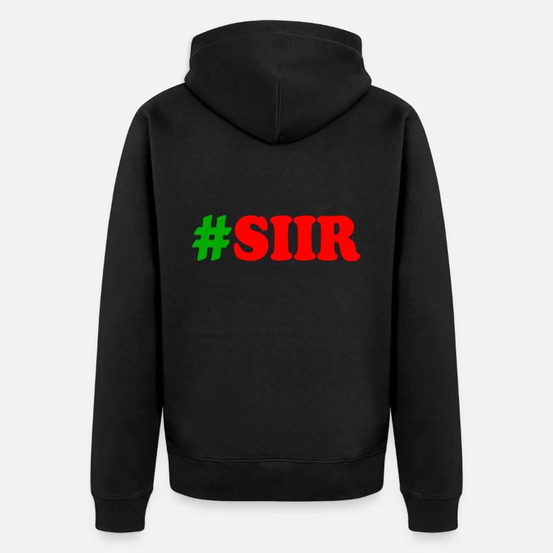 Siir sir - Veste à capuche bio Premium Unisexe - noir