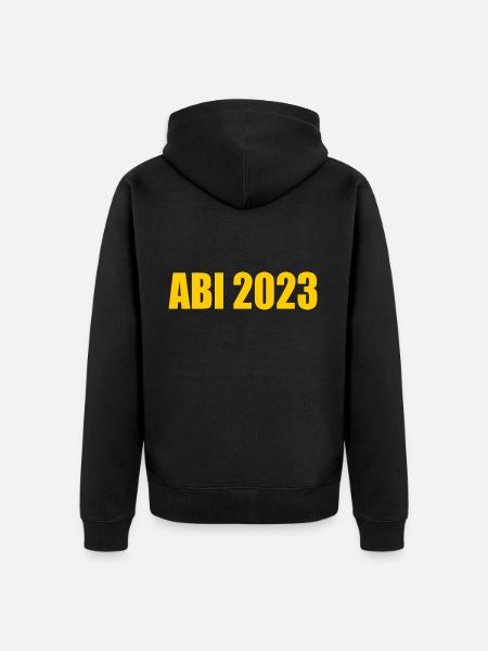 Abi 2023 - Unisex Premium Bio Zip Hoodie - Schwarz