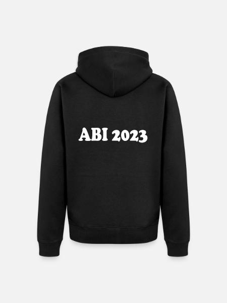 Abi 2023 - Unisex Premium Bio Zip Hoodie - Schwarz