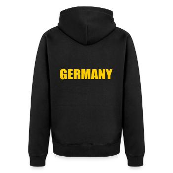 Germany - Veste à capuche bio Premium Unisexe - noir - Dos - Nico (187cm)