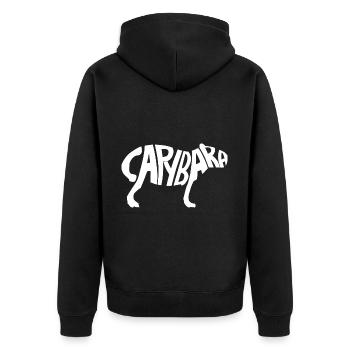 Capybara - Veste à capuche bio Premium Unisexe - noir - Dos - Nico (187cm)