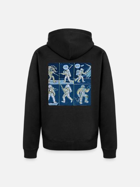 Men's Collection | Online Mode - Unisex Premium Organic Zip Hoodie - black