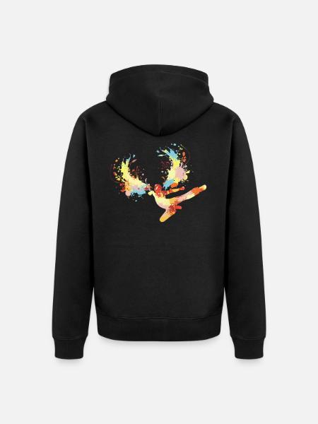 Kung Fu - Veste à capuche bio Premium Unisexe - noir