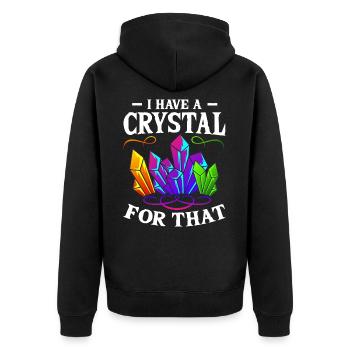 Yoga Namaste Crystal Collector Chakra - Veste à capuche bio Premium Unisexe - noir - Dos - Nico (187cm)