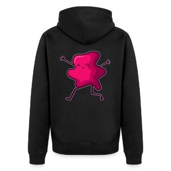 Erdnussbutter Pb&j Peanut Butter Jelly Halloween - Unisex Premium Organic Zip Hoodie - black - Back - Nico (187cm)