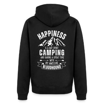 Camping et Bloodhound - Veste à capuche bio Premium Unisexe - noir - Dos - Nico (187cm)