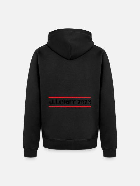 Lloret De Mar 2023 - Unisex Premium Organic Zip Hoodie - black