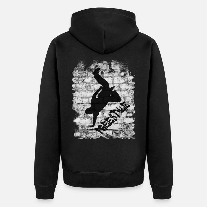 Nage libre - Veste à capuche bio Premium Unisexe - noir