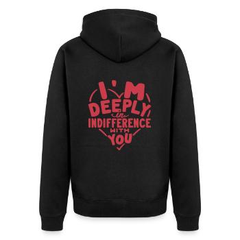Rupture - 2 - Veste à capuche bio Premium Unisexe - noir - Dos - Nico (187cm)