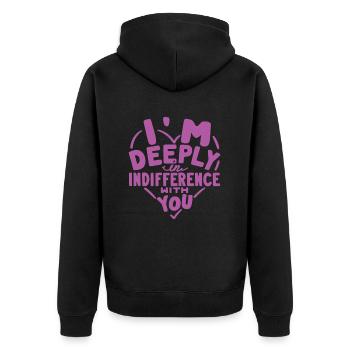 Rupture - 3 - Veste à capuche bio Premium Unisexe - noir - Dos - Nico (187cm)