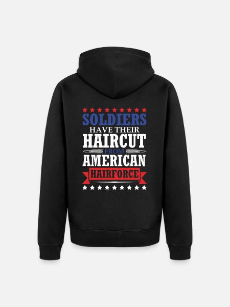 On 4 July, the - Unisex Premium Organic Zip Hoodie - black
