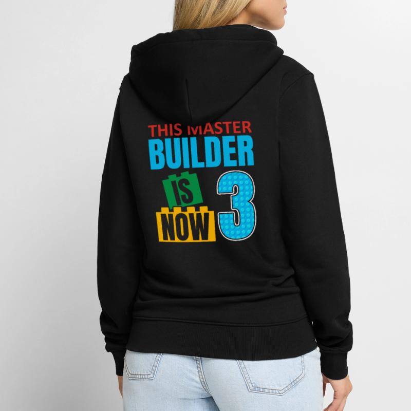 Ce constructeur est maintenant 3, blocs de jouets 3. Veste à capuche bio Premium Unisexe