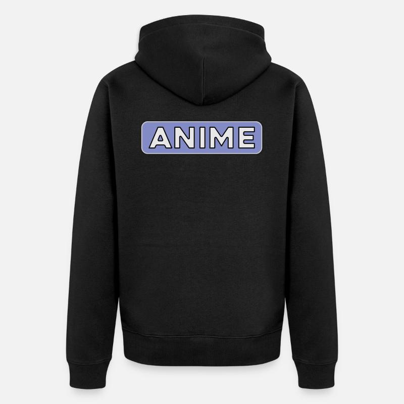 Anime Skateboard Otaku Car Slap - Veste à capuche bio Premium Unisexe - noir