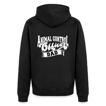 Sauvetage animal Bien-être animal Chien Chat Animal de compagnie Li - Veste à capuche bio Premium Unisexe - noir - Dos - Nico (187cm)