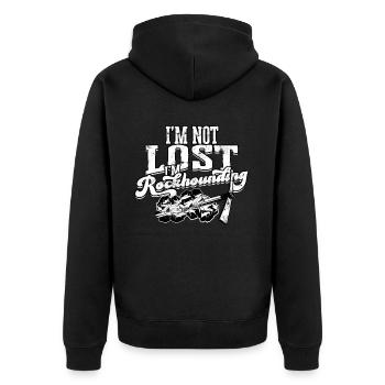 Rockhounder Rockhounding Géologue Rockhound Rockhound - Veste à capuche bio Premium Unisexe - noir - Dos - Nico (187cm)