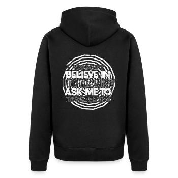 hypnotiseur hypnotique hypnotiseur - Veste à capuche bio Premium Unisexe - noir - Dos - Nico (187cm)