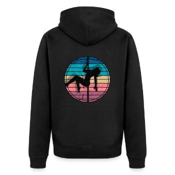 Pole Dance Gift Dancer Gift Idea Fitness - Veste à capuche bio Premium Unisexe - noir - Dos - Nico (187cm)