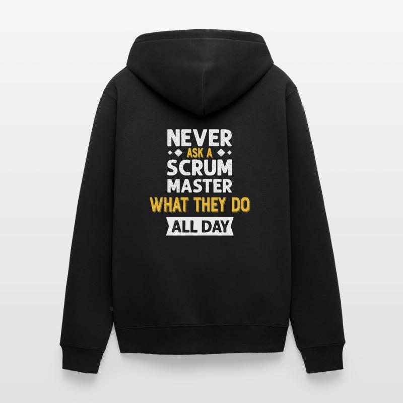 Programmierer Humor Coding Witze Entwickler Unisex Premium Bio Zip Hoodie
