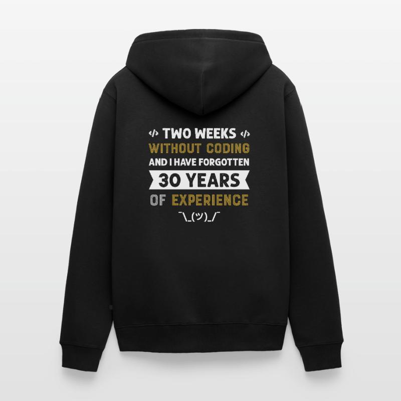 Programmer Humor Coding Jokes Developer Unisex Premium Organic Zip Hoodie