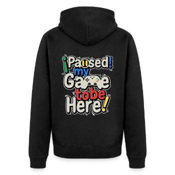 Pro Gaming Jeux multijoueurs Gamer Controller - Veste à capuche bio Premium Unisexe - noir - Dos - Nico (187cm)